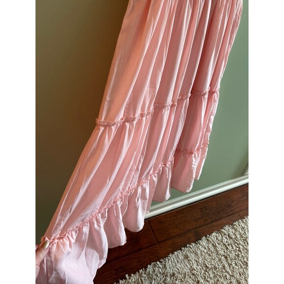 Women's Casual Slit Wrap Asymmetrical Elastic High Waist Maxi Draped Skirt Dress - Picture 3 of 5